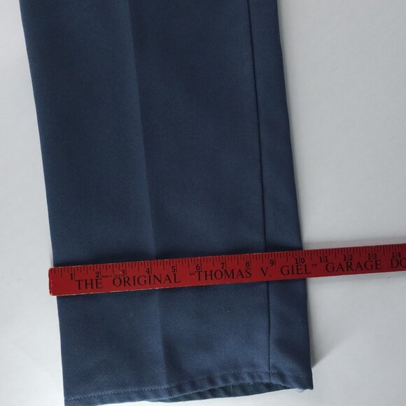 Levis 10517 Pants Mens 42x32 Blue Dacron Polyester Straight Leg Made USA Vintage - Picture 13 of 16